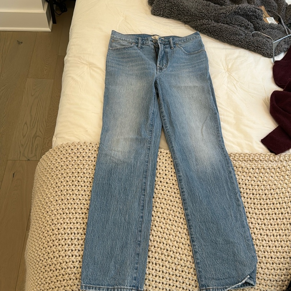 Madewell jeans, the perfect vintage full length